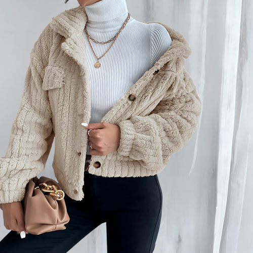 Lune London | Knotted plush coat - Soft and comfortable - Perfect for winter days