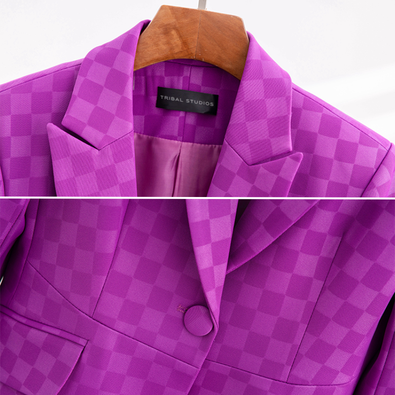 Lune London | Elegant Check Blazer