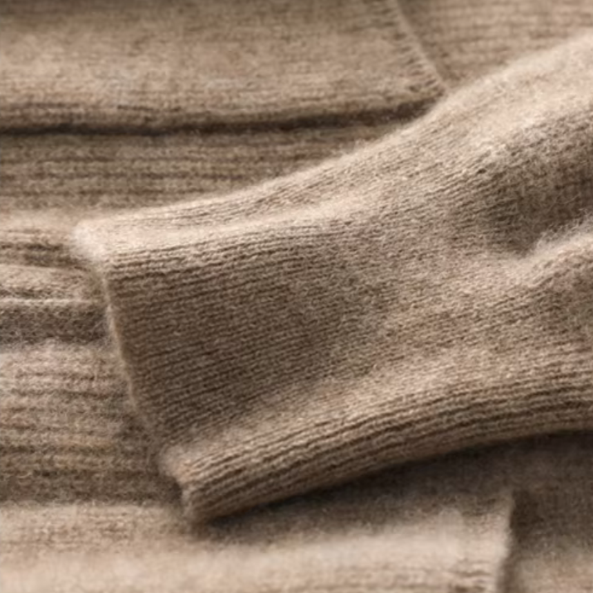 Lune London | Women's Merino Cardigan with Zipper and Long Sleeves