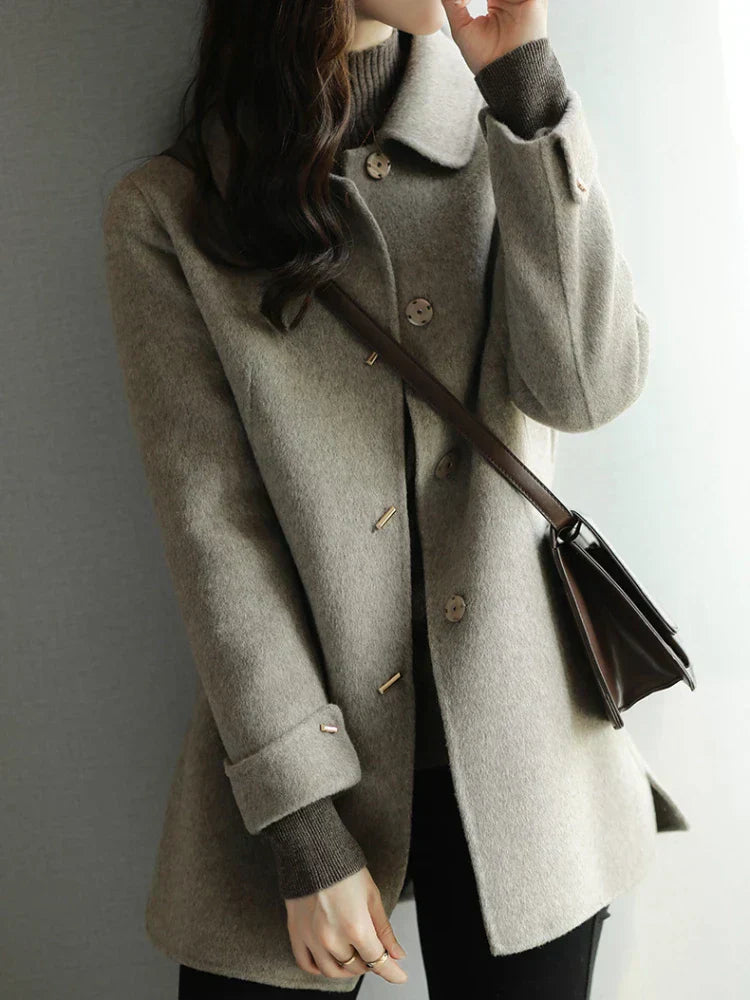 Lune London | Women's wool coat in shades of gray