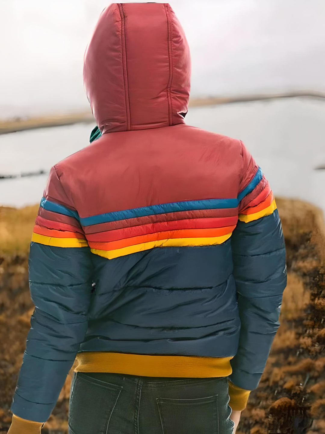 Lune London | Retro quilted jacket with hood - Casual winter coat in fashionable vintage style