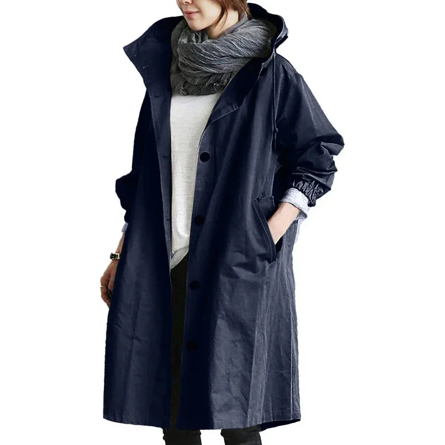 Lune London | oversized parka jacket with hood rain jacket for women