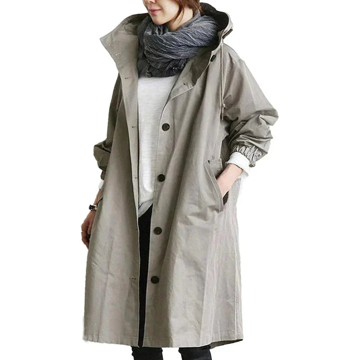 Lune London | oversized parka jacket with hood rain jacket for women