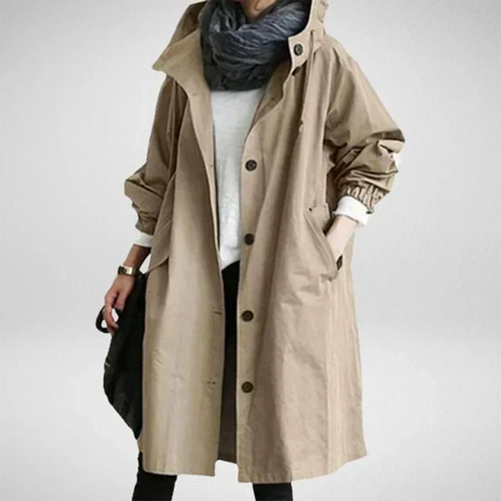 Lune London | oversized parka jacket with hood rain jacket for women