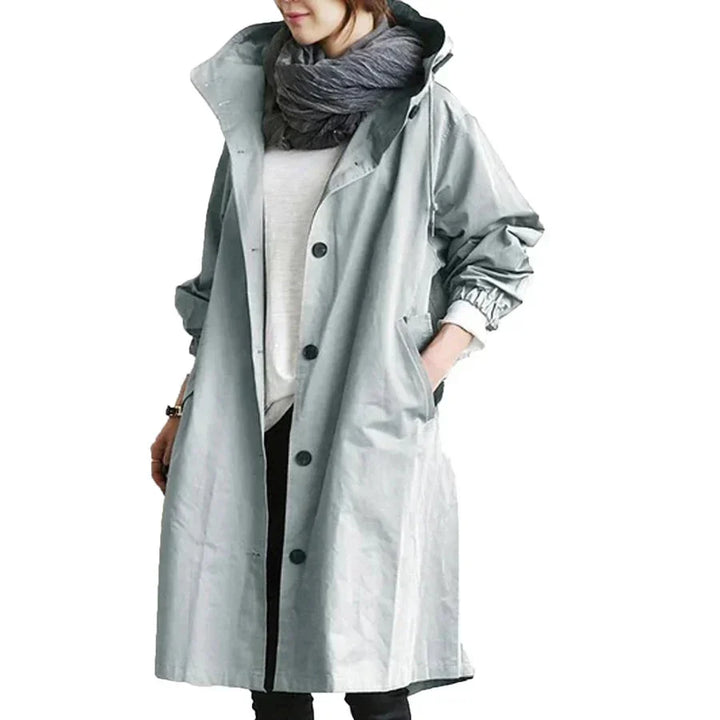 Lune London | oversized parka jacket with hood rain jacket for women