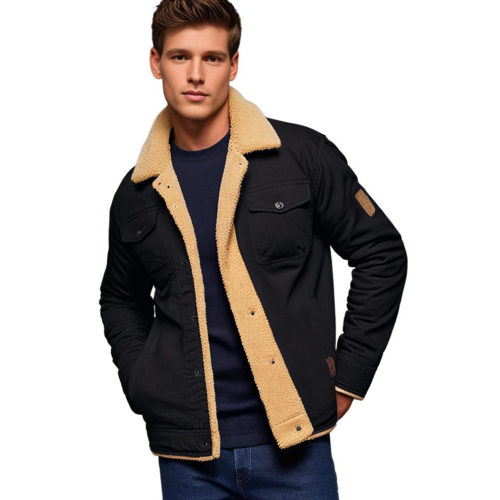 Lune London | Vintage Style Winter Bomber Jacket - Warm Lined for Leisure and Everyday