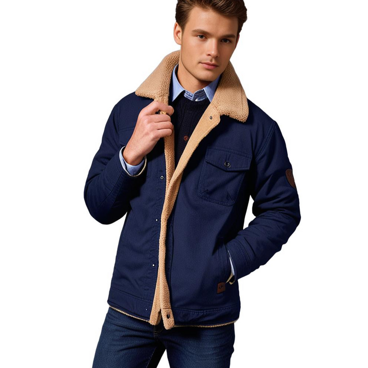 Lune London | Vintage Style Winter Bomber Jacket - Warm Lined for Leisure and Everyday