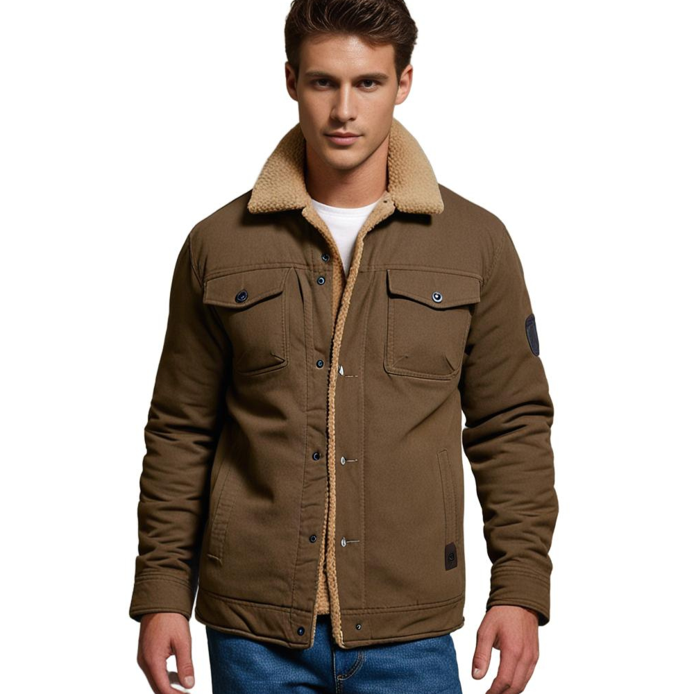 Lune London | Vintage Style Winter Bomber Jacket - Warm Lined for Leisure and Everyday