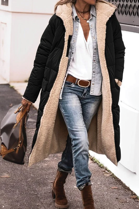 Lune London | Reversible Long Padded Coat