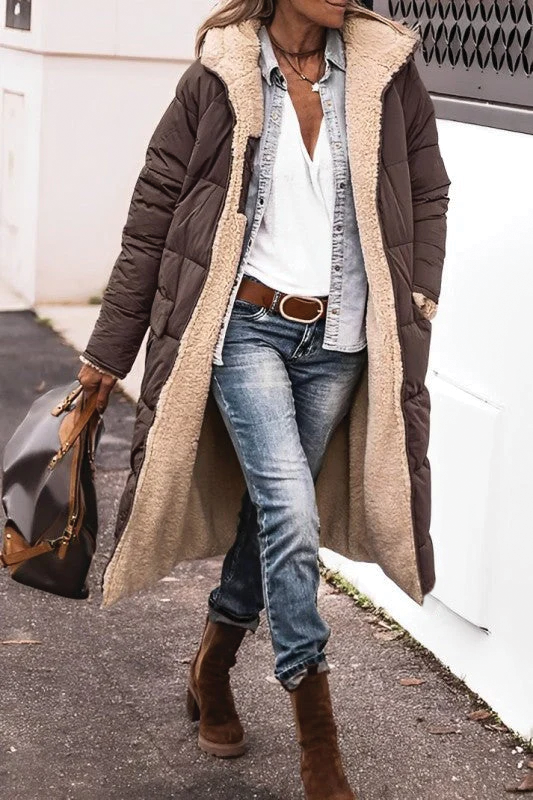 Lune London | Reversible Long Padded Coat