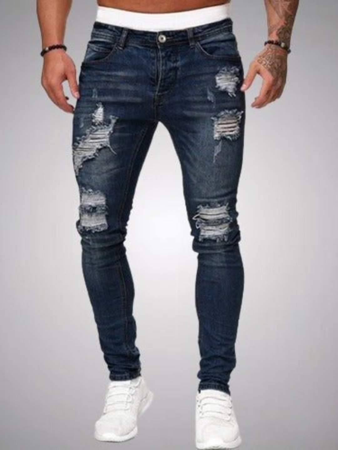 Lune London | Torn Jeans for Men - Slim Fit