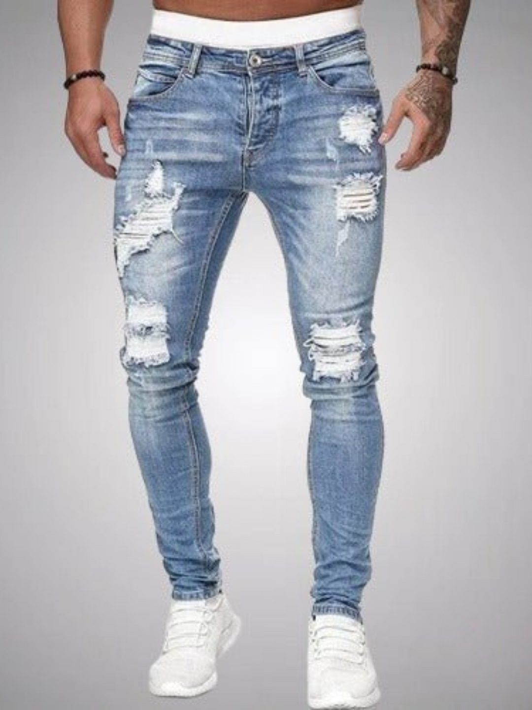 Lune London | Torn Jeans for Men - Slim Fit