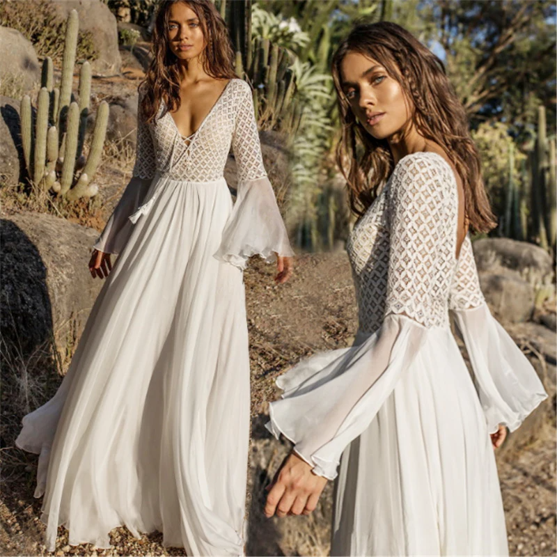 Lune London | White Dress In Boho Style