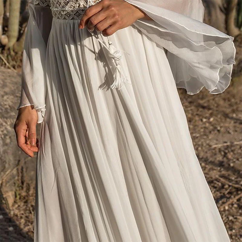 Lune London | White Dress In Boho Style