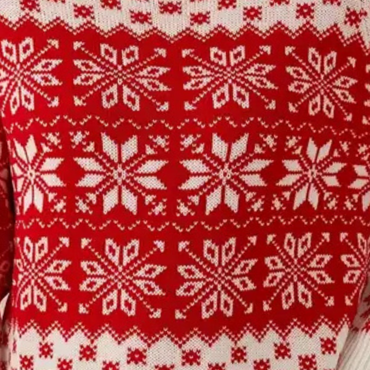 Lune London | Women's Christmas Knit Sweater - Snowflake Design