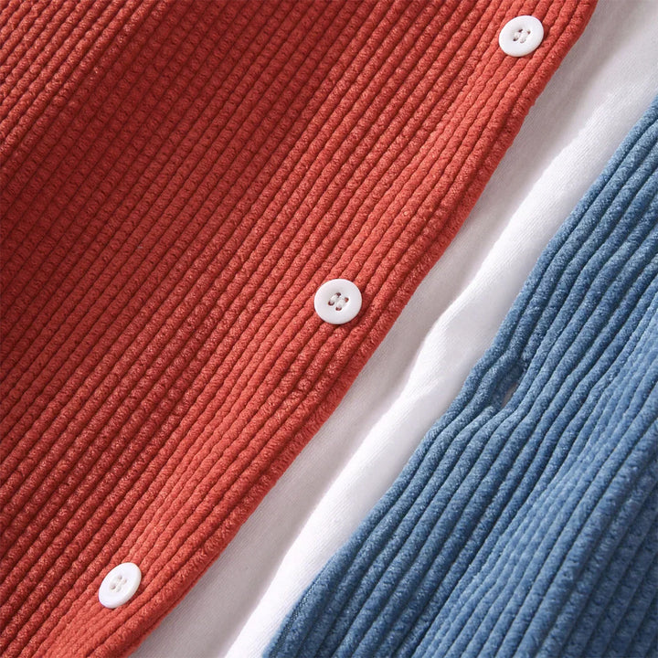 Lune London | Two-Tone Cord Shirt with Contrast Pocket