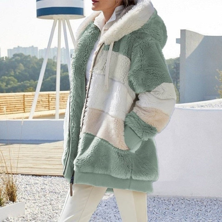 Lune London | Plush jacket with hood Delightfully warm, soft & stylish