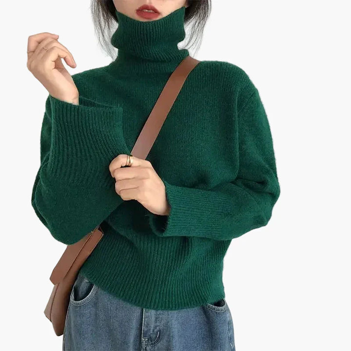 Lune London | Turtleneck Sweater - Trendy Knit Sweater for Autumn Winter for Everyday and Leisure