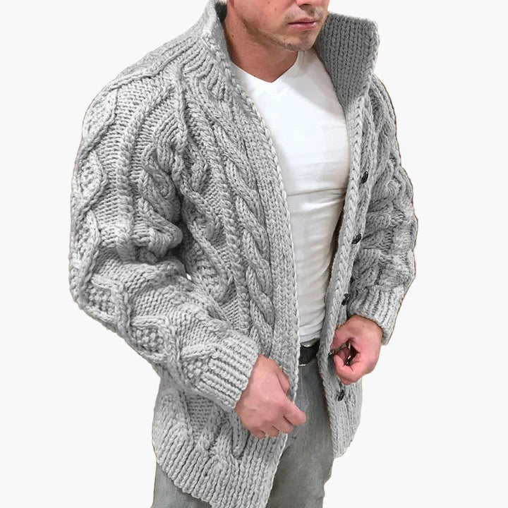 Lune London | Knit Vest with Twisted Pattern - Elegant Thick Knit Vest for Leisure and Everyday