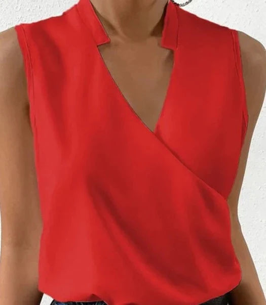 Lune London | Elegant Sleeveless Solid Top