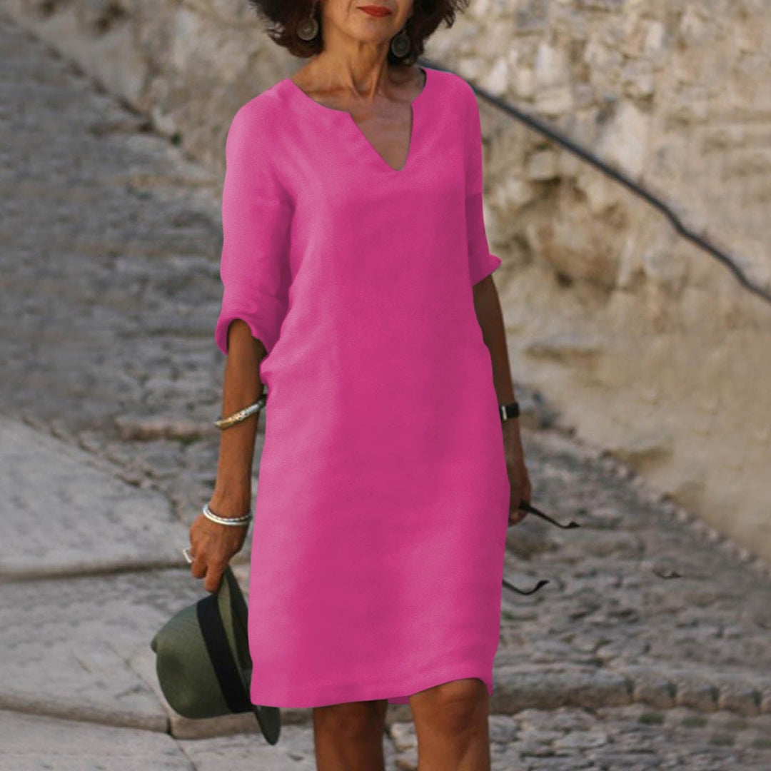 Lune London | Elegant summer dress with V-neck