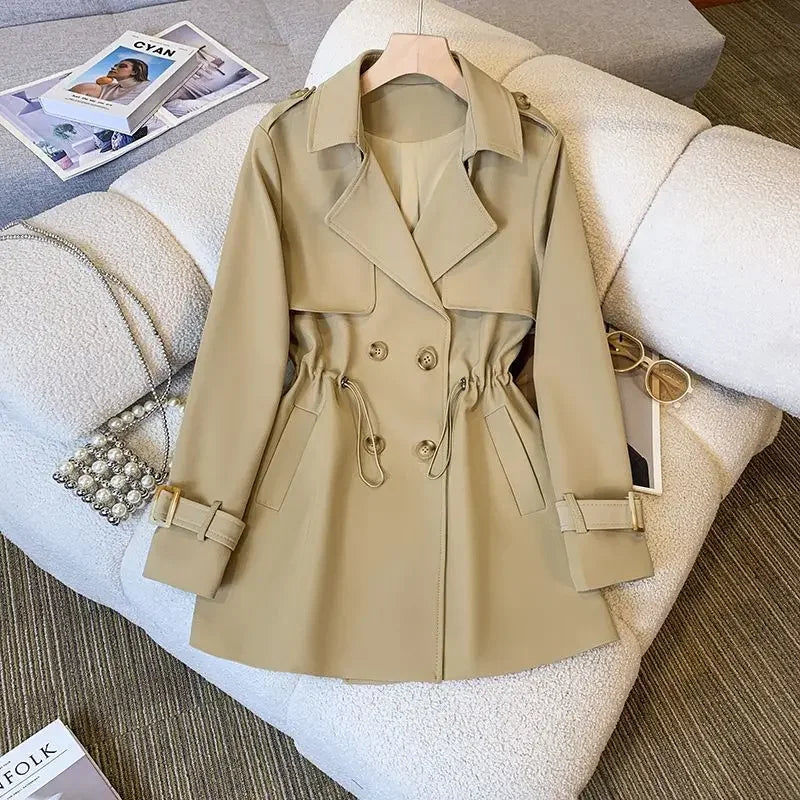 Lune London | Eleganter, Mittellanger Trenchcoat für Damen