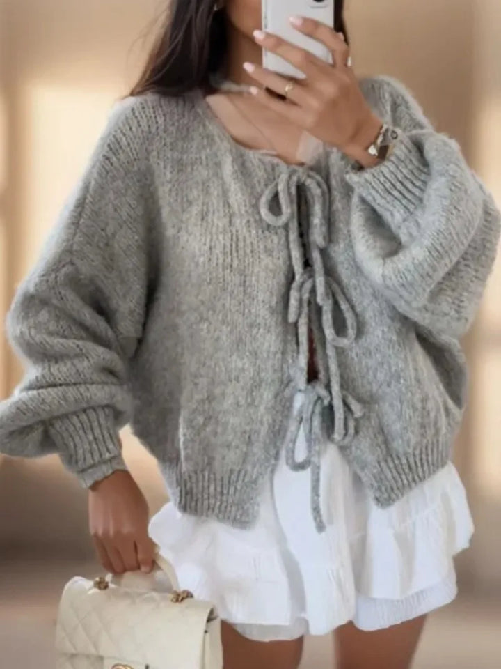 Lune London | Cardigan with bow closure for a Bohemian look