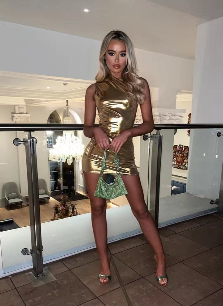 Lune London | Metallic Mini Dress