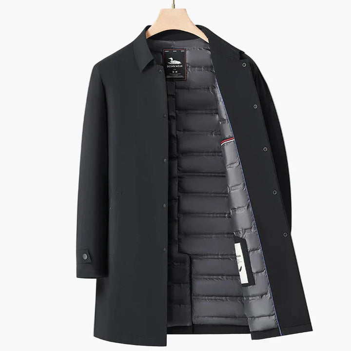 Lune London | Transition jacket with high collar - Elegant city coat for everyday and office