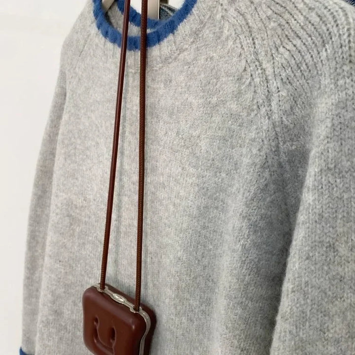 Lune London | Casual knit sweater for autumn - Comfortable leisure sweater with round neck