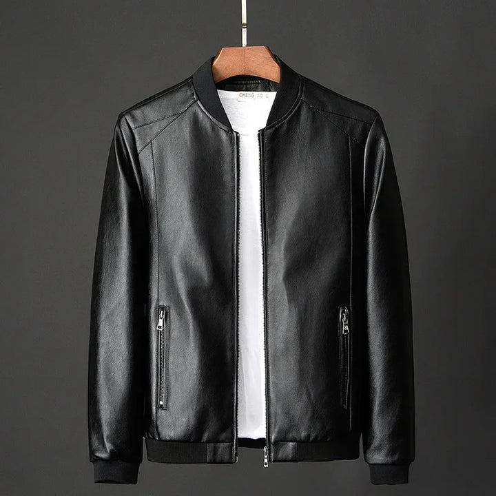 Lune London | Leather Bomber Jacket Darel