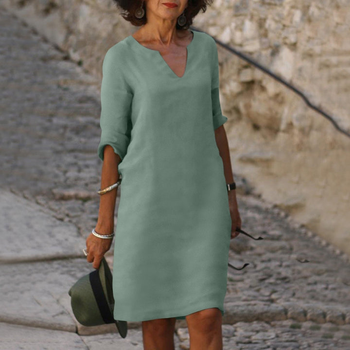 Lune London | Elegant summer dress with V-neck