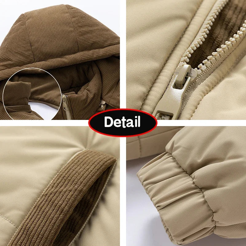 Lune London | Quilted winter jacket with hood - Stylish outdoor jacket for cold days
