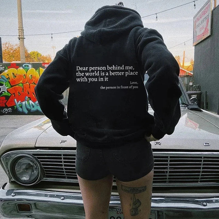 Lune London | Dear Person Behind Me Unisex Hoodie
