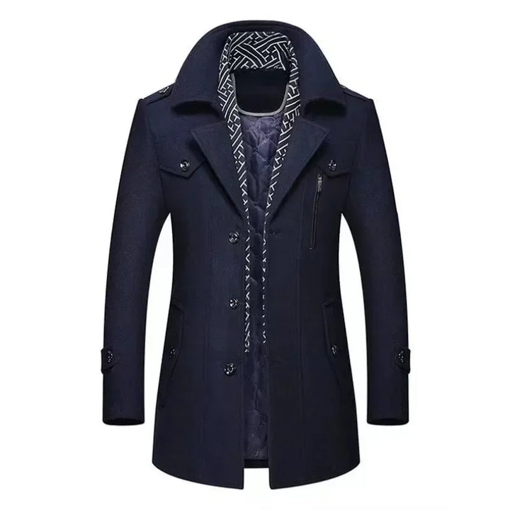 Lune London | Elegant business coat winter long classic modern leisure coat