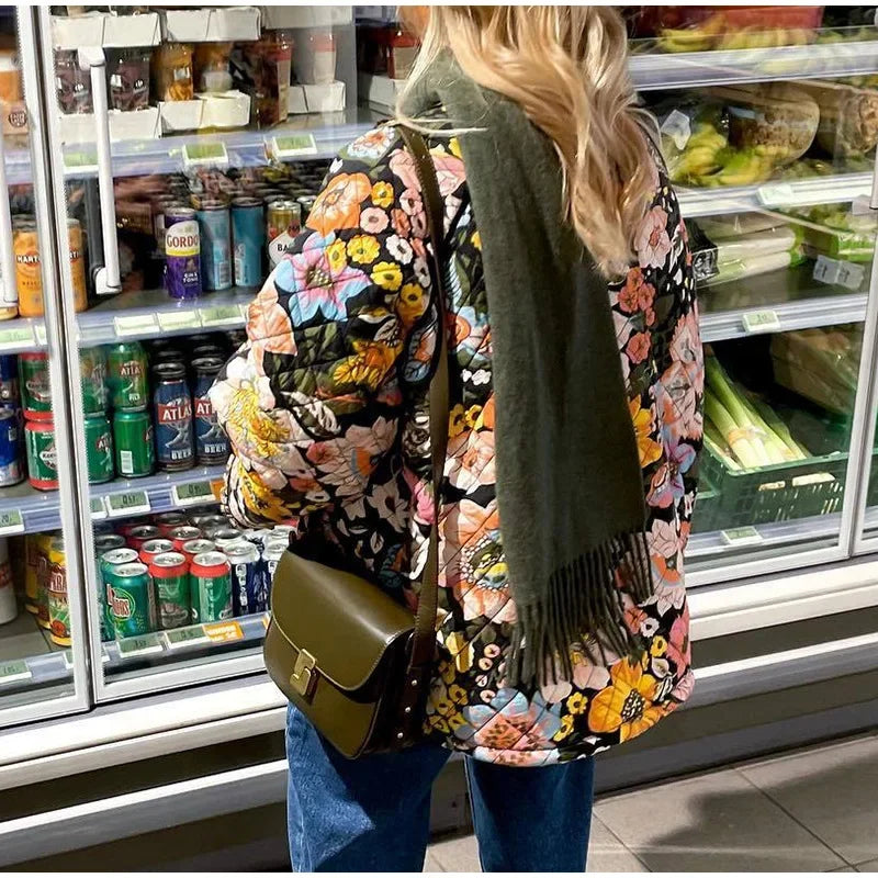 Lune London | Floral Quilted Coat