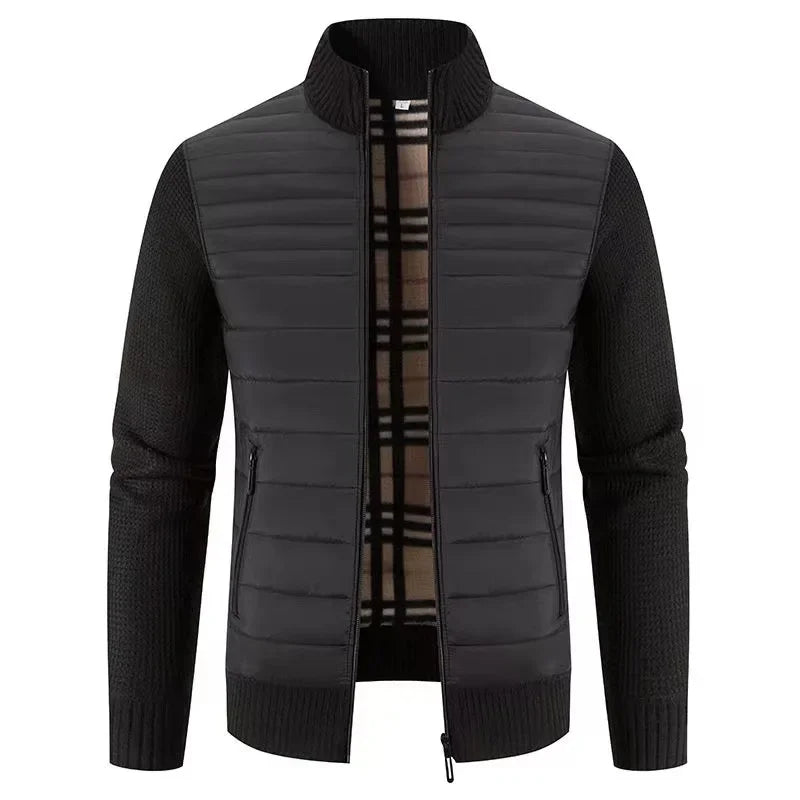 Lune London | Korean style knit jacket - Trendy slim fit transitional jacket for leisure and everyday use