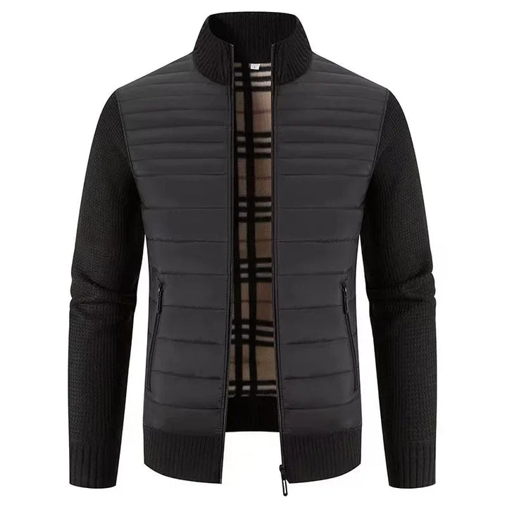 Lune London | Korean style knit jacket - Trendy slim fit transitional jacket for leisure and everyday use