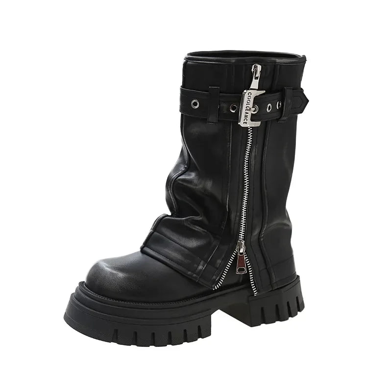 Lune London | Ankle High Combat Boots