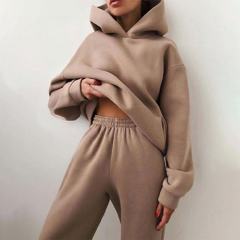 Lune London | Jogging Set - Oversized Fit - Hood & Elastic Waist - Soft Cotton