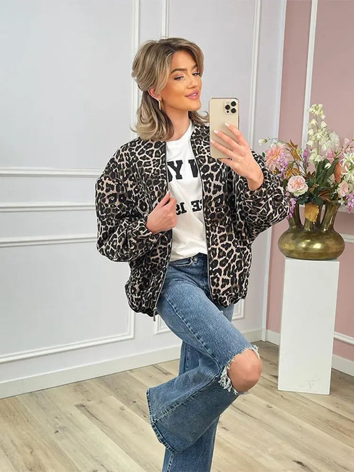 Lune London | Jacket with leopard pattern for women