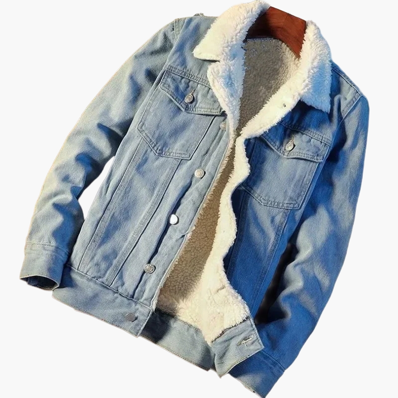 Lune London | Leisure jacket with sheepskin look - Fashion transition jacket for everyday and leisure