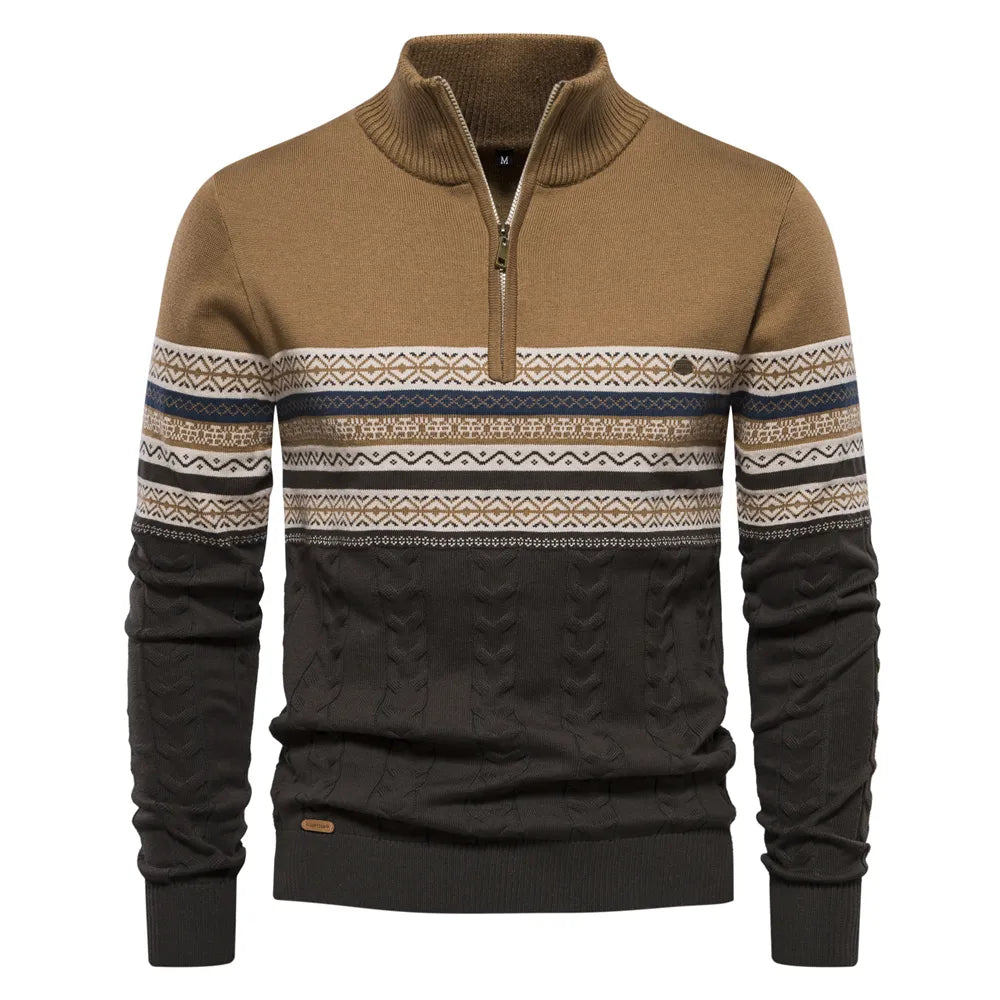 Lune London | Sweatshirt - Retro patterned sweatshirt for men with a comfortable and unique design