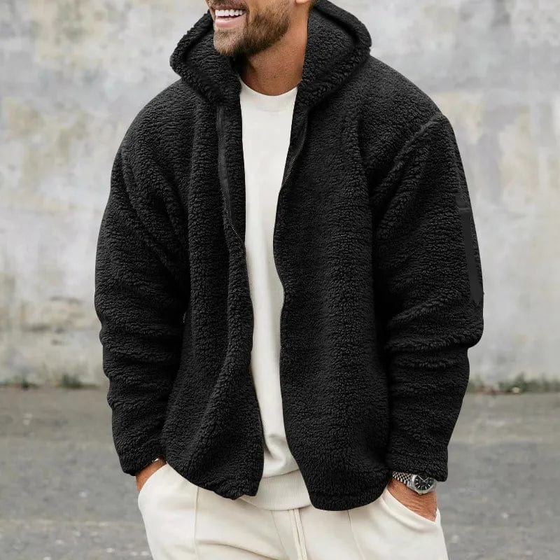 Lune London | Veste en polaire pour hommes avec capuche