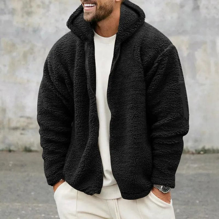 Lune London | Veste en polaire pour hommes avec capuche