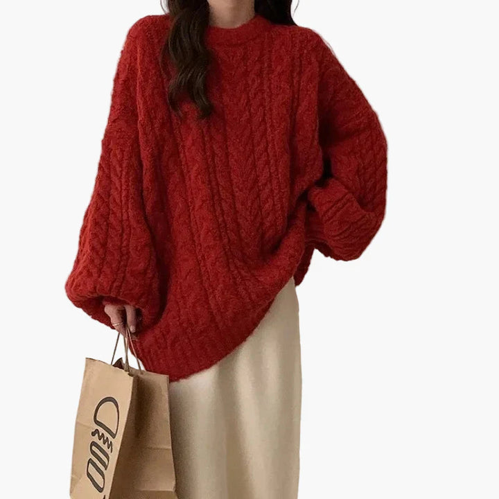 Lune London | Oversized knit pullover in a relaxed Korean style - Comfortable everyday look