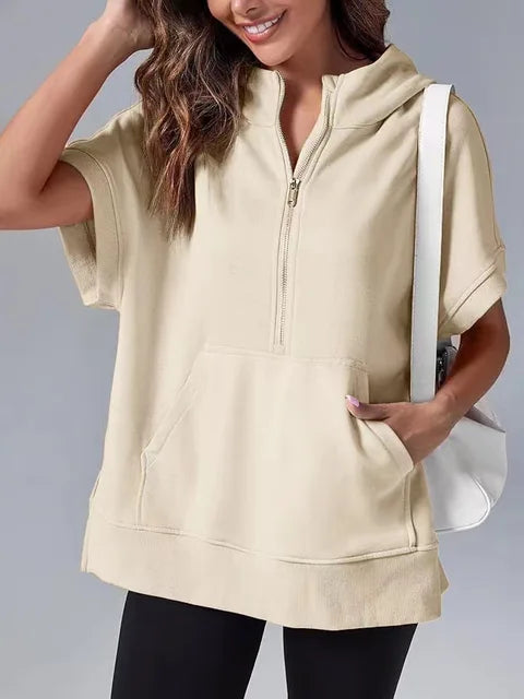 Lune London | Casual Short Sleeve Hoodie