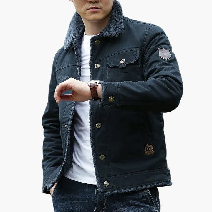 Lune London | Fleece collar leisure jacket - Fashionable outdoor transitional jacket for everyday and adventure