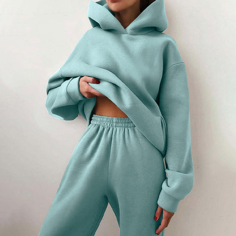 Lune London | Jogging Set - Oversized Fit - Hood & Elastic Waist - Soft Cotton