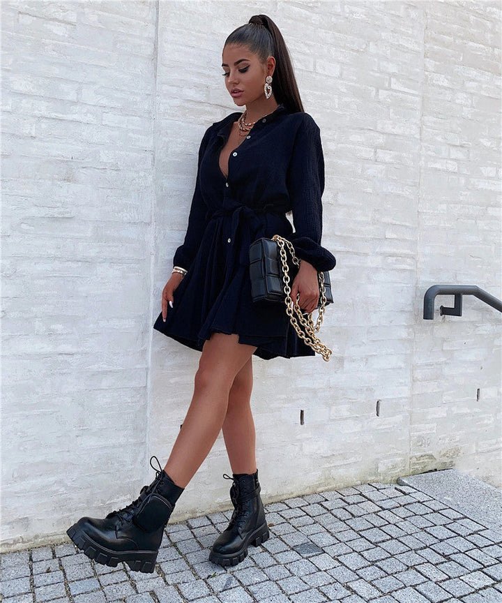 Lune London | Black dress and belt